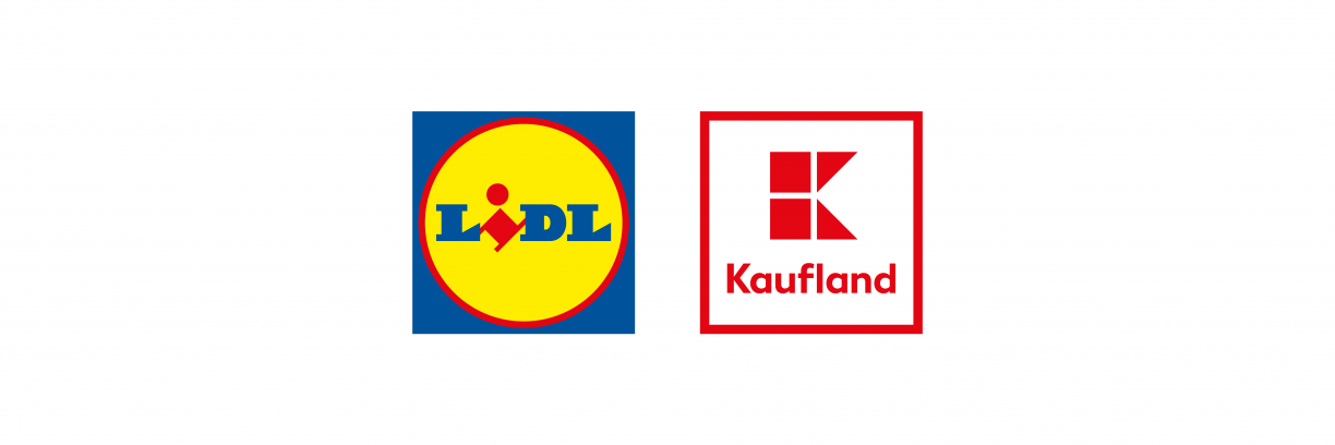 Lidl und Kaufland Logo