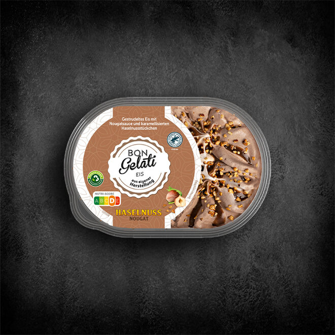 Bon Gelati Haselnuss Nougat 900 ml