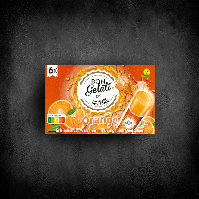 Bon Gelati Quetschtüte Orange