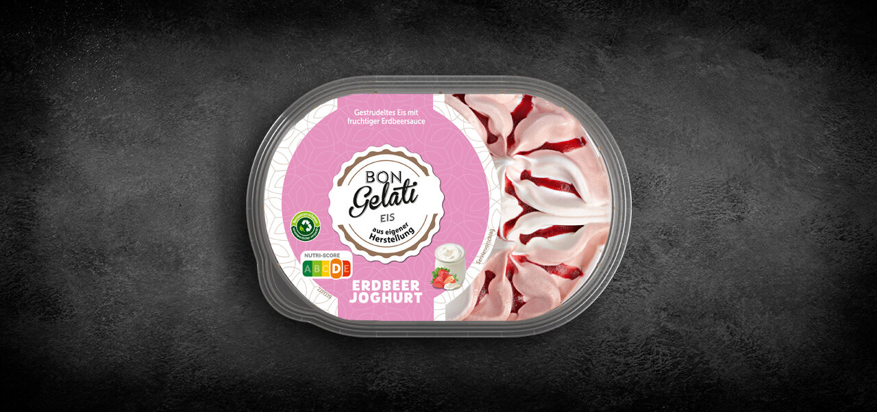 Produktbild vom Bon Gelati Erdbeer Joghurt 900 ml