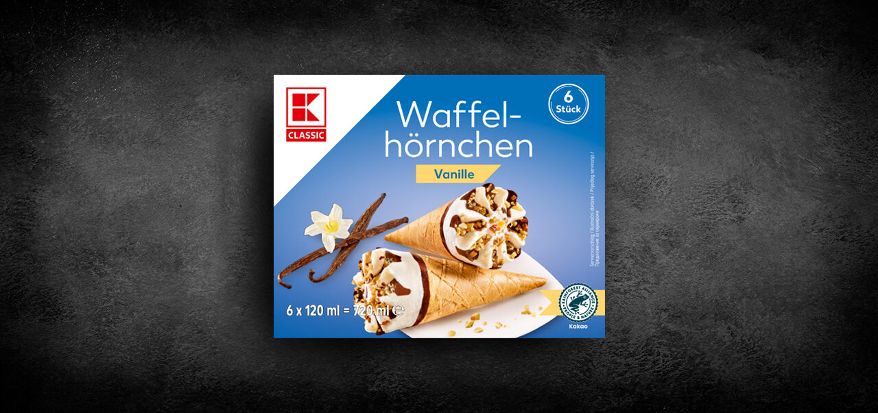 K-Classic Waffelhörnchen Vanille