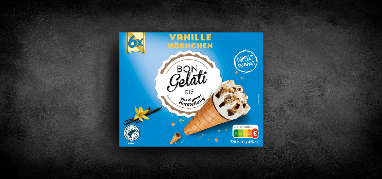Bon Gelati Vanille Hörnchen